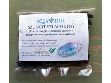 Szungit szlachetny AquaVitus (Elite shungite) 40g do wody