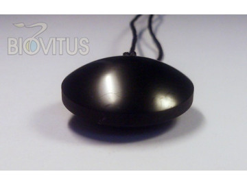Szungit - zawieszka "Wenus" średnica 3 cm